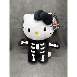 HELLO KITTY SANRIO Halloween Musical Dancing Skeleton Greeter Side Stepper Plush